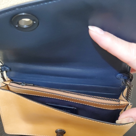 Coach Riley Chain Clutch With Heritage Floral Print - Picture 13 of 13